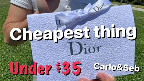 whats the cheapest thing on dior|cheapest thing at dior.